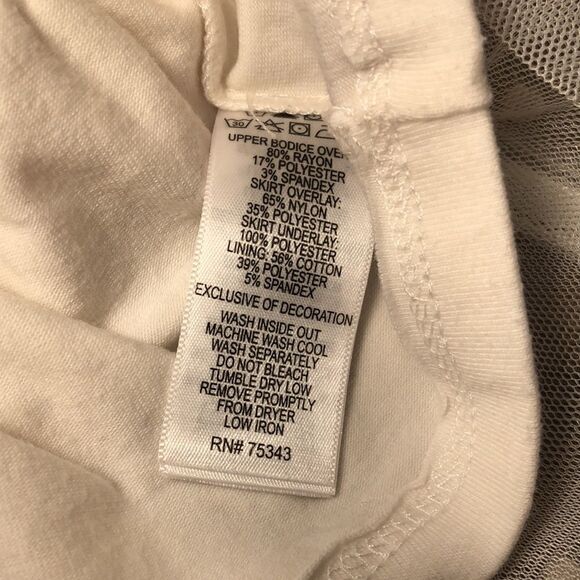 Gillian’s Closet Sweater Polkadot Tutu Dress. Poly blend. - Picture 6 of 6